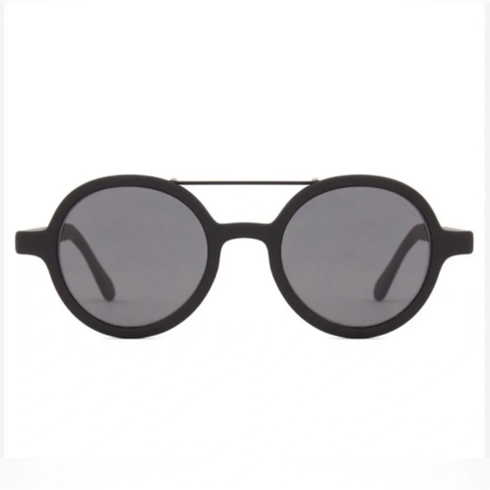 KOMONO sunglasses glossy black round NEW vivien